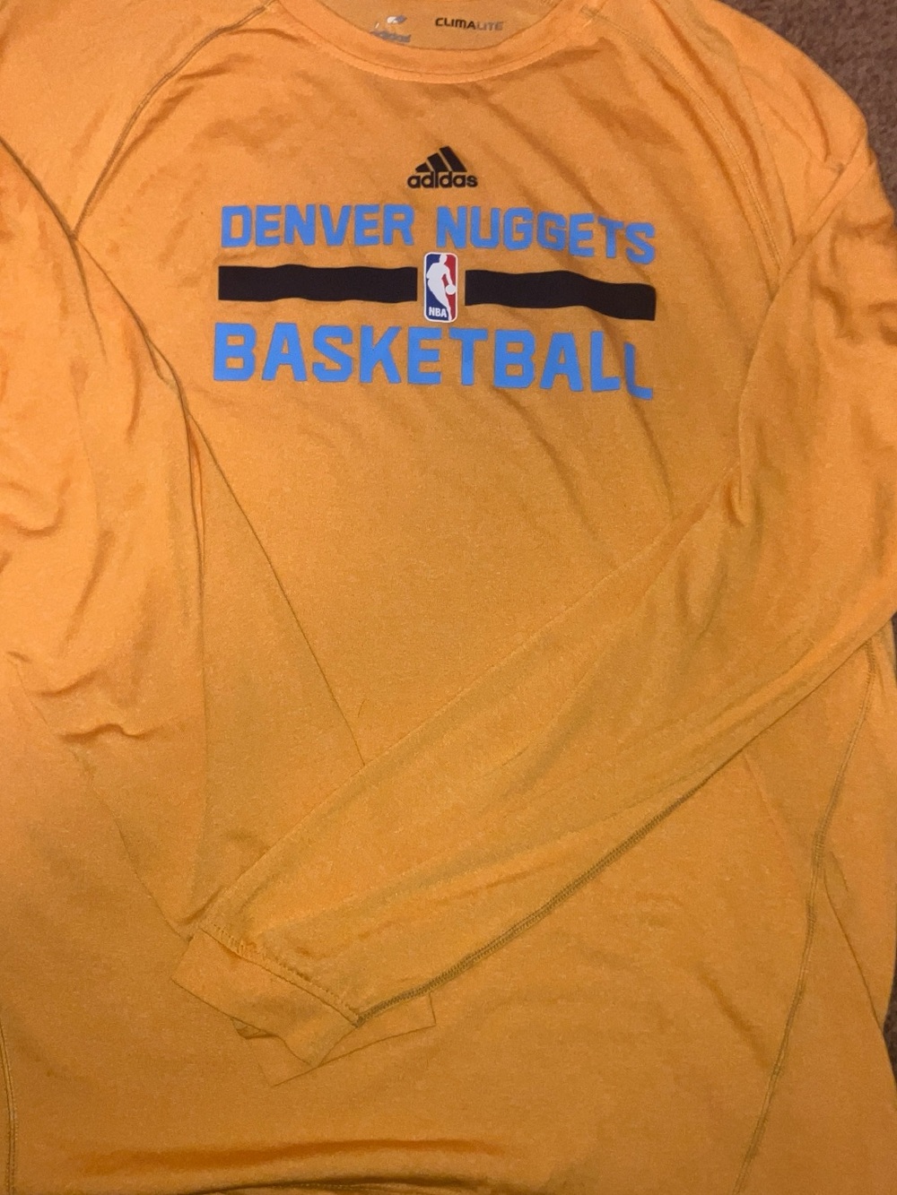 Adidas NBA Denver Nuggets men’s L , Long sleeve - Picture 2 of 5